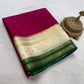 Contrast color pure mysore silk saree