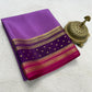 Contrast color pure mysore silk saree