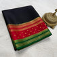 Contrast color pure mysore silk saree