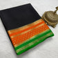 Contrast color pure mysore silk saree