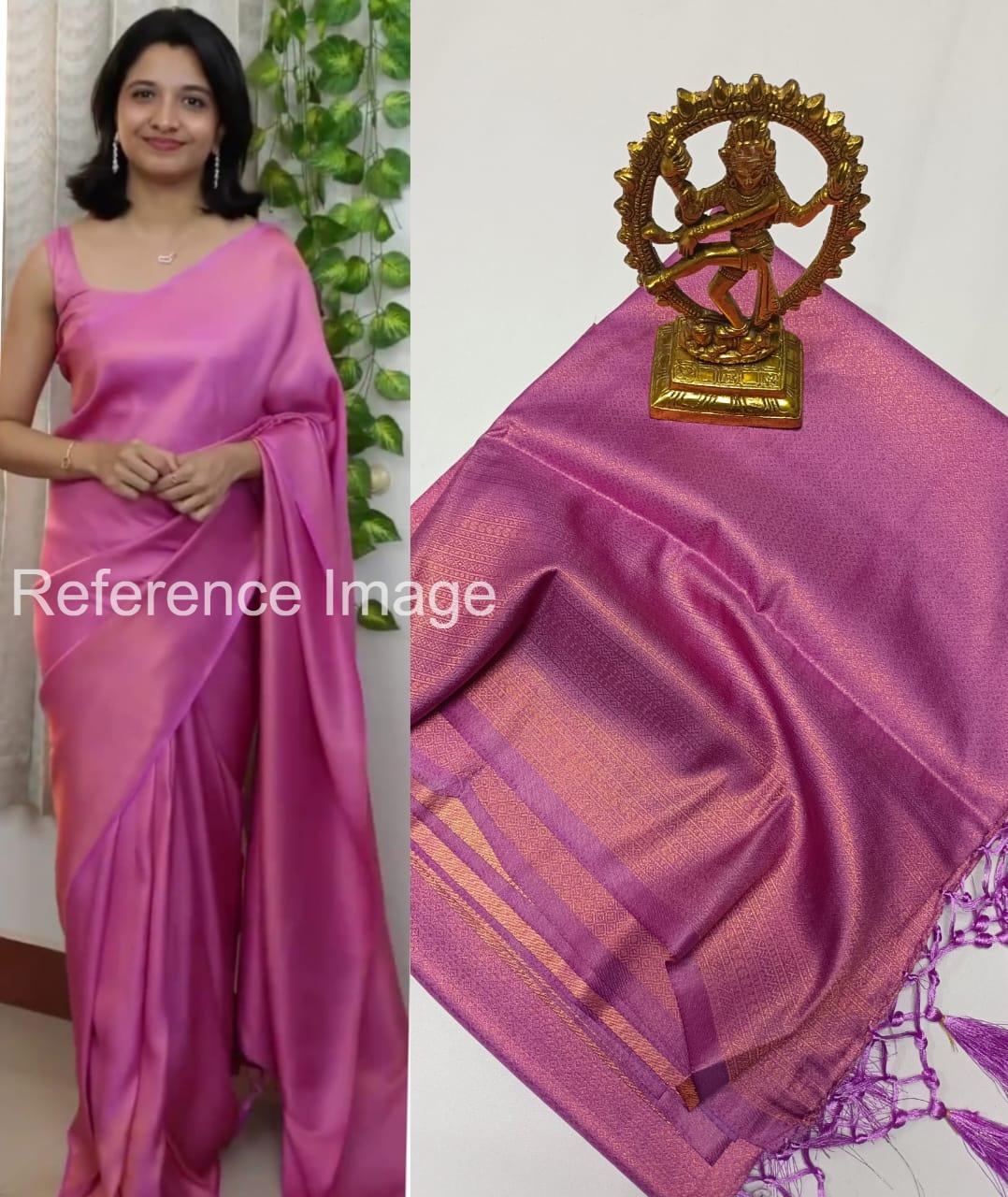 Copper softy kubera pattu saree