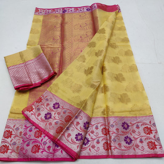 Cotton kota weaving saree