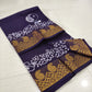 Cotton wax printed saree