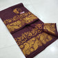 Cotton wax printed saree