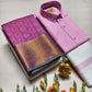 Couple's Combo Dhoti Shirt With Embossed Silk Saree