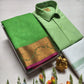 Couple's Combo Dhoti Shirt With Embossed Silk Saree