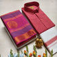 Couple's Combo Dhoti Shirt With Embossed Silk Saree