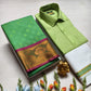 Couple's Combo Dhoti Shirt With Embossed Silk Saree