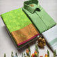 Couple's Combo Dhoti Shirt With Embossed Silk Saree