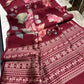 Digital kalamkari printed tussar silk saree