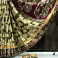 Digital printed fancy chanderi silk saree