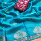 Crepe dola silk saree