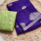 Crepe dola silk saree