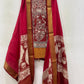 Mangalagiri Kalamkari Silk Printed Dress Material