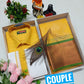 Embossed Silk Couple Combo Set