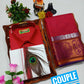 Embossed Silk Couple Combo Set