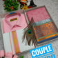 Embossed Silk Couple Combo Set