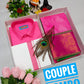 Embossed Silk Couple Combo Set