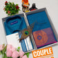 Embossed Silk Couple Combo Set