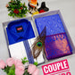 Embossed Silk Couple Combo Set