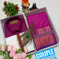 Embossed Silk Couple Combo Set