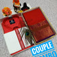 Embossed Silk Couple Combo Set