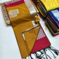 Fancy Soft Silk Borderless Saree