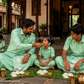 Heritage Harmony Father & Son Semi Silk Dhoti Shirt Combo