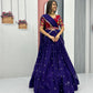 Fox Georgette Embroidery Sequence Work Lehenga Choli