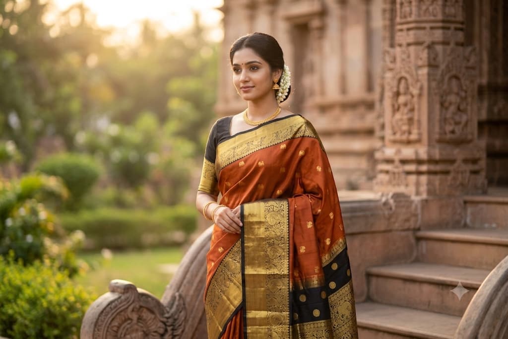 Handloom Kanchipuram Pure Silk Saree