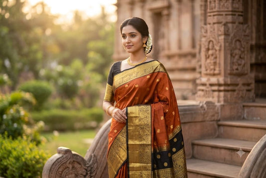 Handloom Kanchipuram Pure Silk Saree