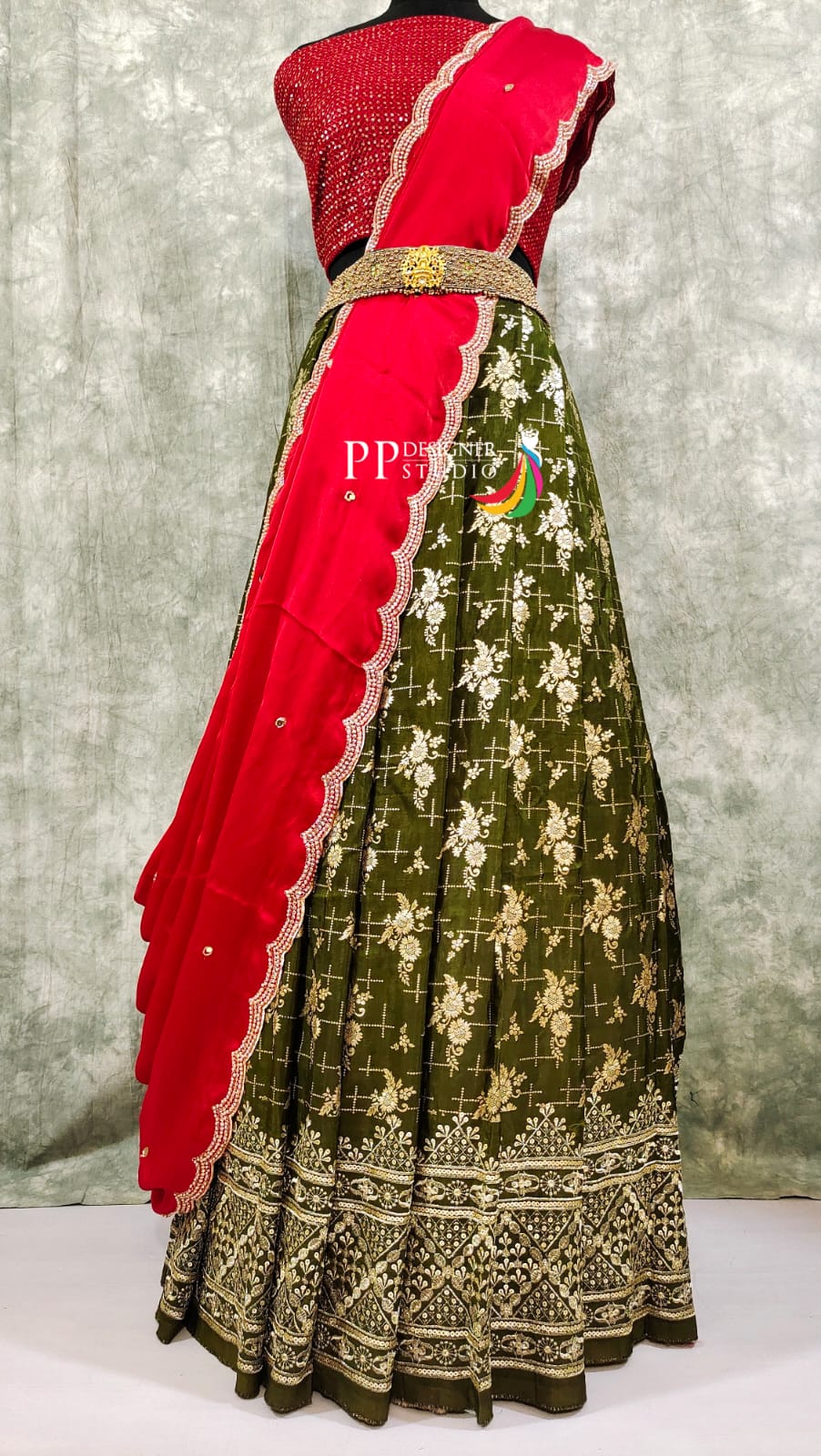 Handloom Thabi Silk Lehenga