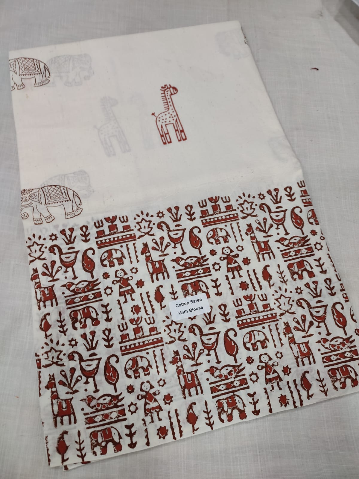 Kalamkari Cotton Saree