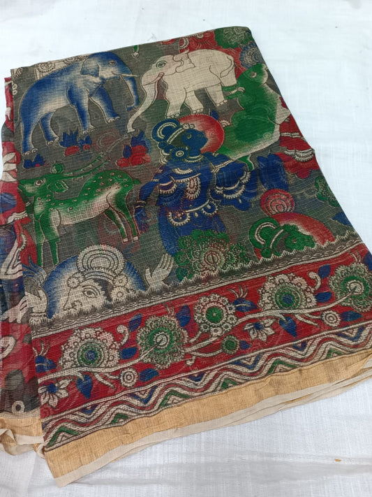 Kalamkari Kota Saree