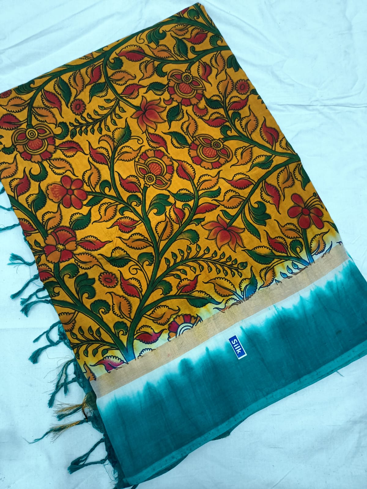 Kalamkari Nellore Silk Saree