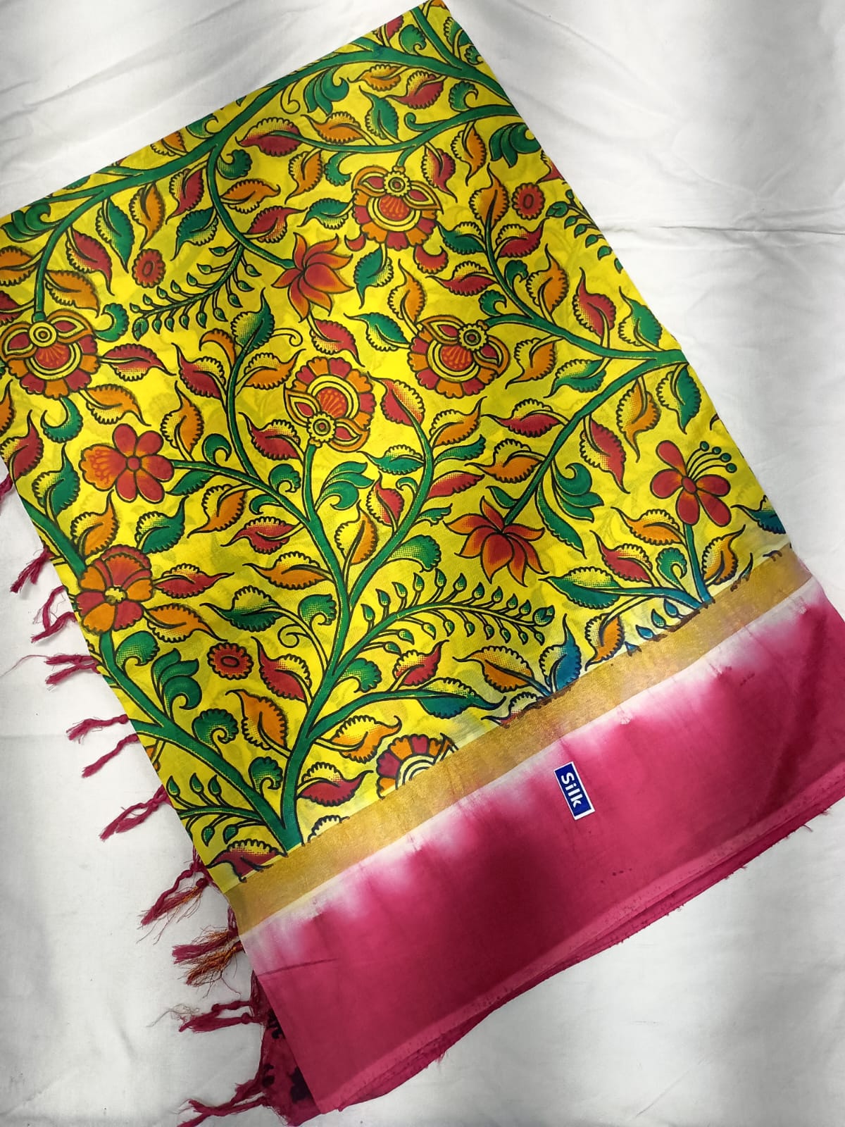 Kalamkari Nellore Silk Saree