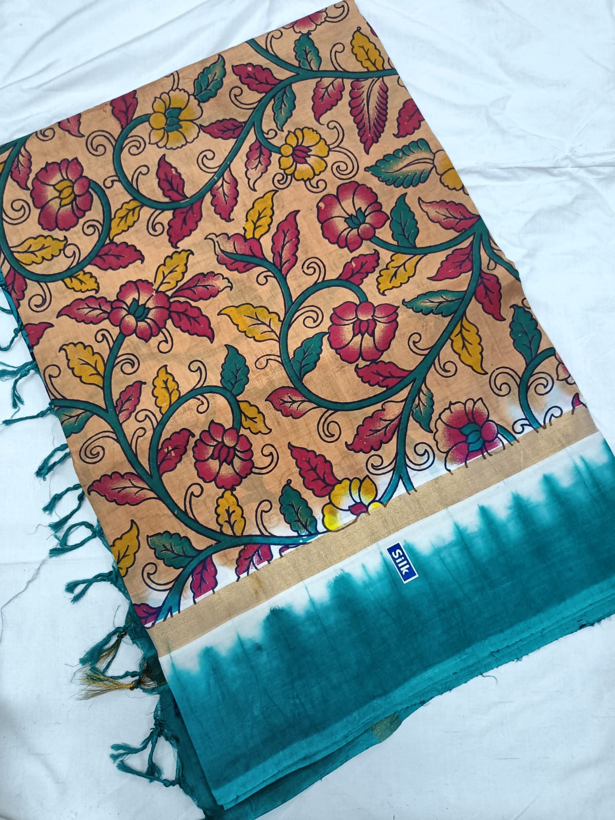 Kalamkari Nellore Silk Saree