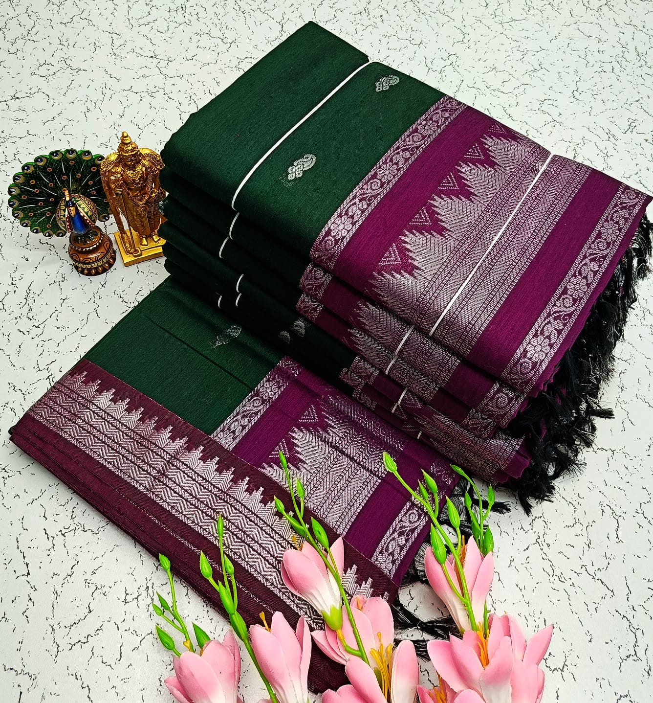 Kalyani Cotton Saree/lata Gadwal Paithani Saree