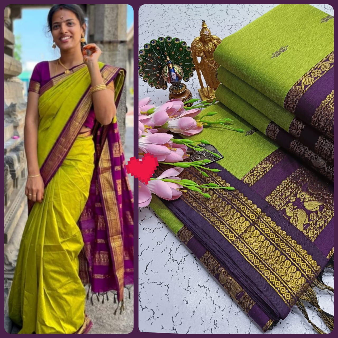 Kalyani Cotton Saree/lata Gadwal Paithani Saree