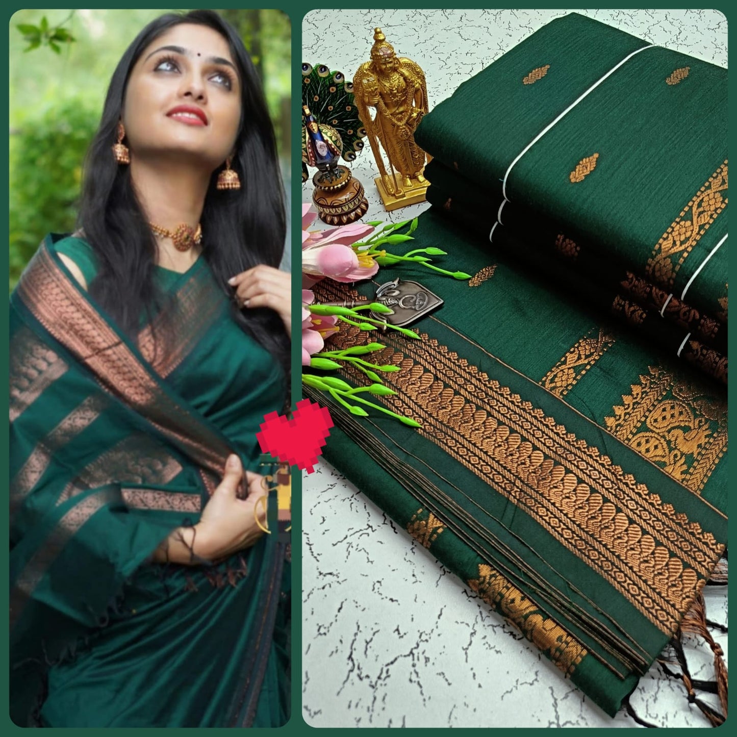 Kalyani Cotton Saree/lata Gadwal Paithani Saree