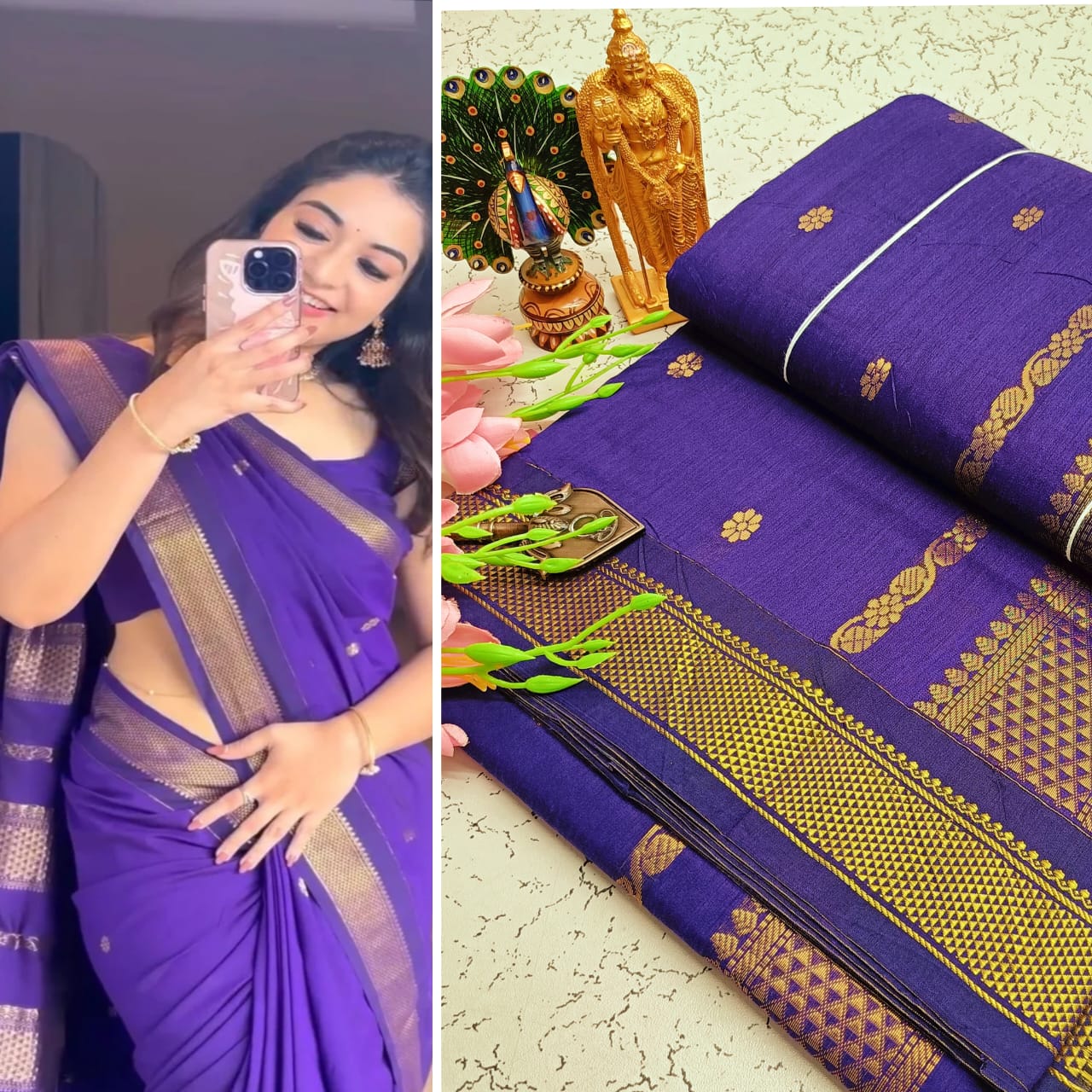 Kalyani Cotton Silk Saree