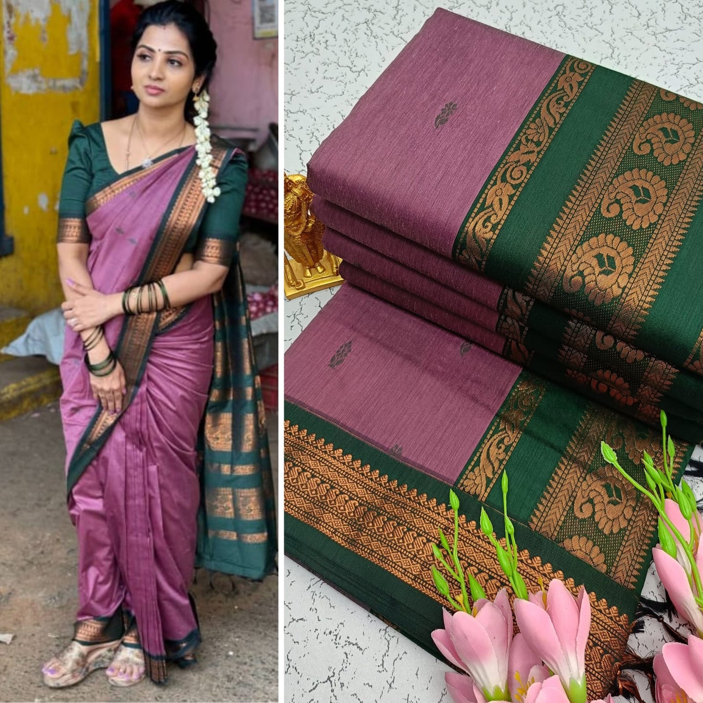 Kalyani Cotton Silk Saree