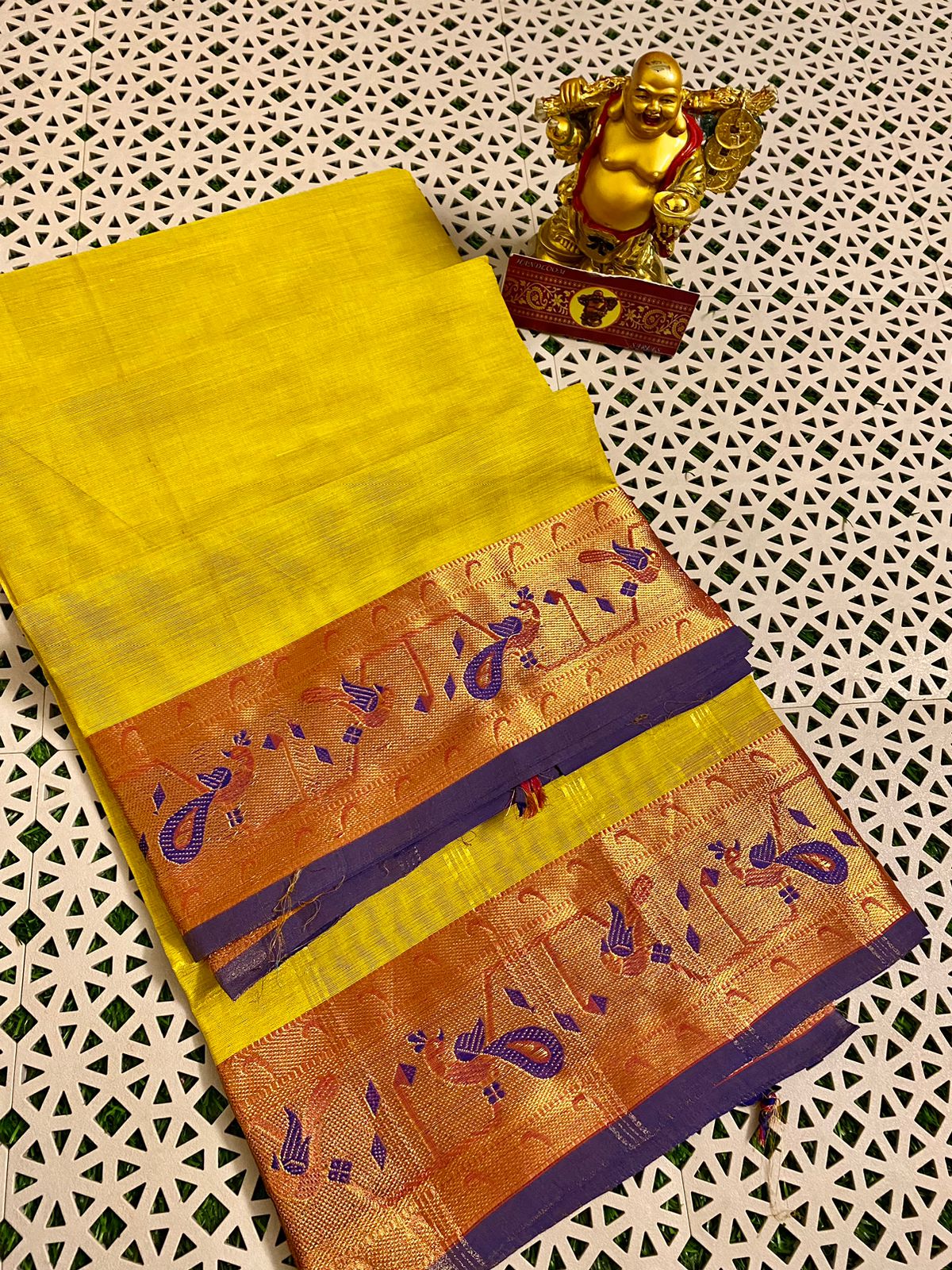 SALE KANCHIPURAM COTTON SAREE READY STOCK | Shopee Malaysia