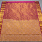 Kanchipuram Golden Pink With Rani Pink Colour Saree