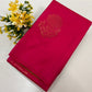 Kanchipuram style semi silk copper zari saree