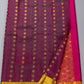 Kanchipuram Maroon With Pink Colour Pure Silk Saree