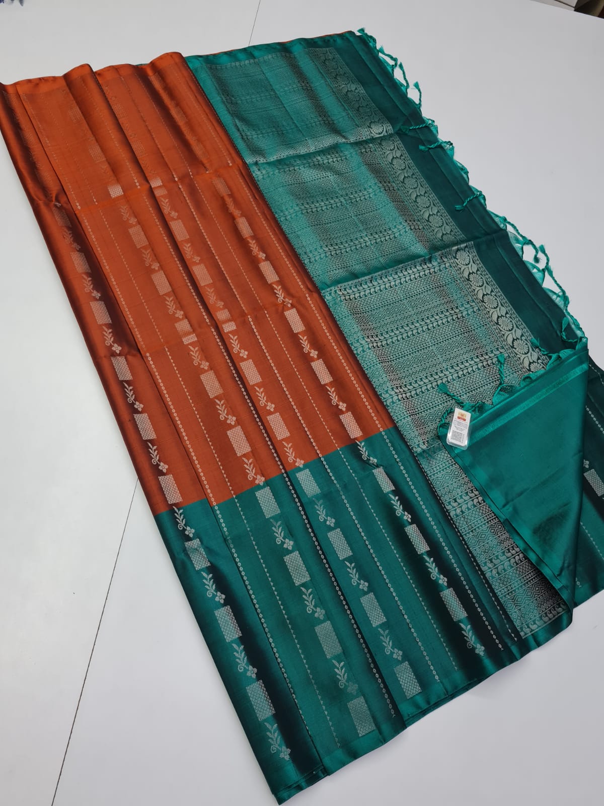 Kanchipuram Pure Soft Silk Saree