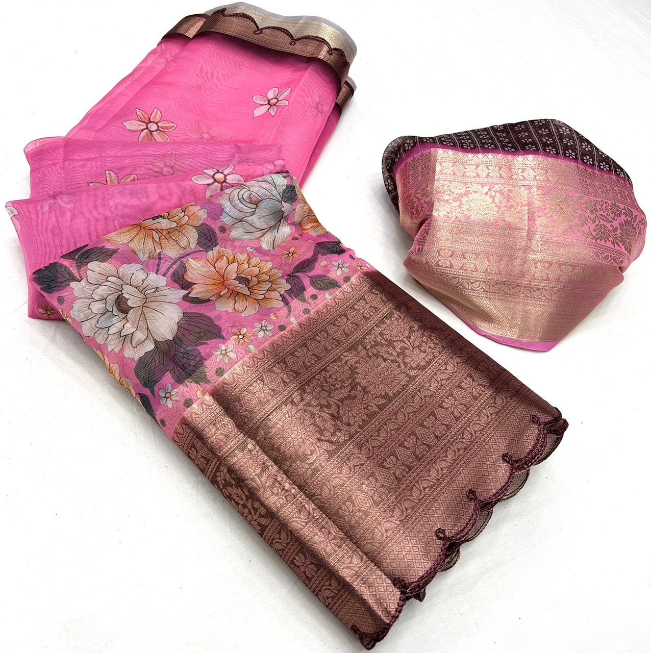 Pure Kanchi Organza Saree With All Over Checks and Mirar Work,indian Saree,party  Wear Saree,women Dress,wedding Clothing,wedding Saree - Etsy