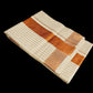 Kerala cotton copper tissue strips saree