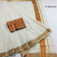 Kerala kasavu cotton saree